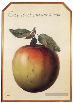 Esto no es una manzana 1964 René Magritte Pinturas al óleo